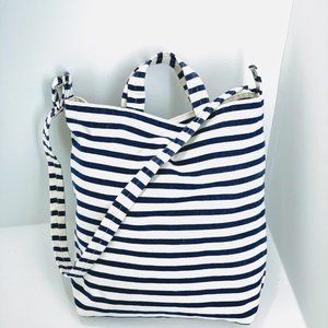 BAGGU SAILOR STRIPED DUCK TOTE BAG